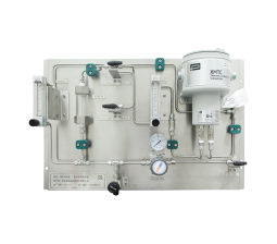 Hydrogen in oxygen analysis system