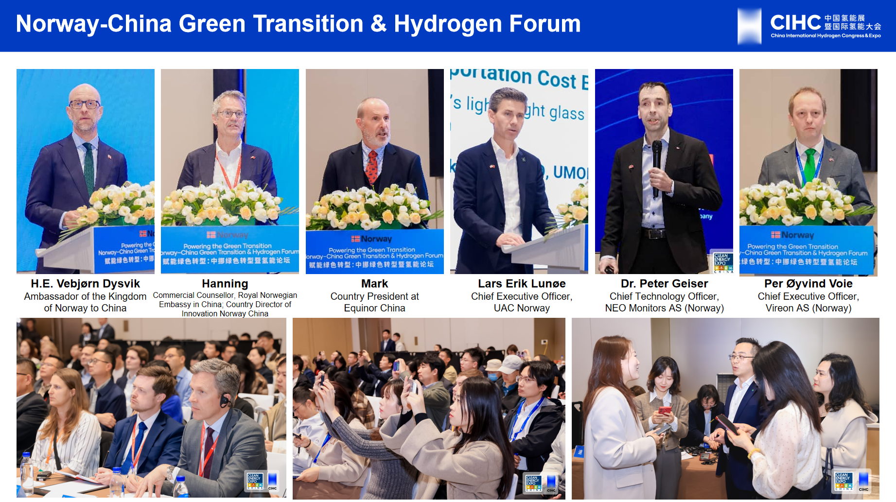 Norway-China Green Transition & Hydrogen Forum